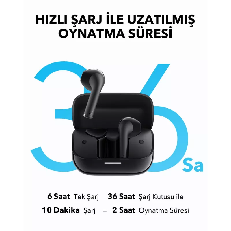 Kõrvasisesed tõelised juhtmevabad kõrvaklapid Anker Soundcore A3994G11 K20i, USB-C, mustad, kõrvasisesed