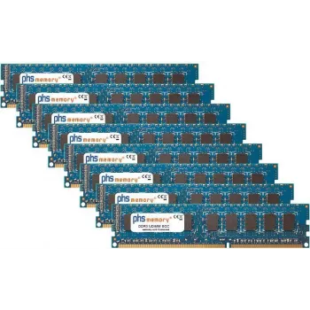 PHS-memory 64GB (8x8GB) Kit RAM-mälu Apple Mac Pro Eight Core 2.26GHz (Early 2009) DDR3 UDIMM ECC 1066MHz jaoks (SP125180)