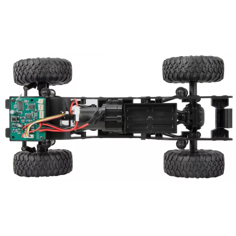 RC crawler Amewi Mini-D90 4WD 1:16 RTR — mõõtkava 1:16, 4-veoline, valmissõiduks