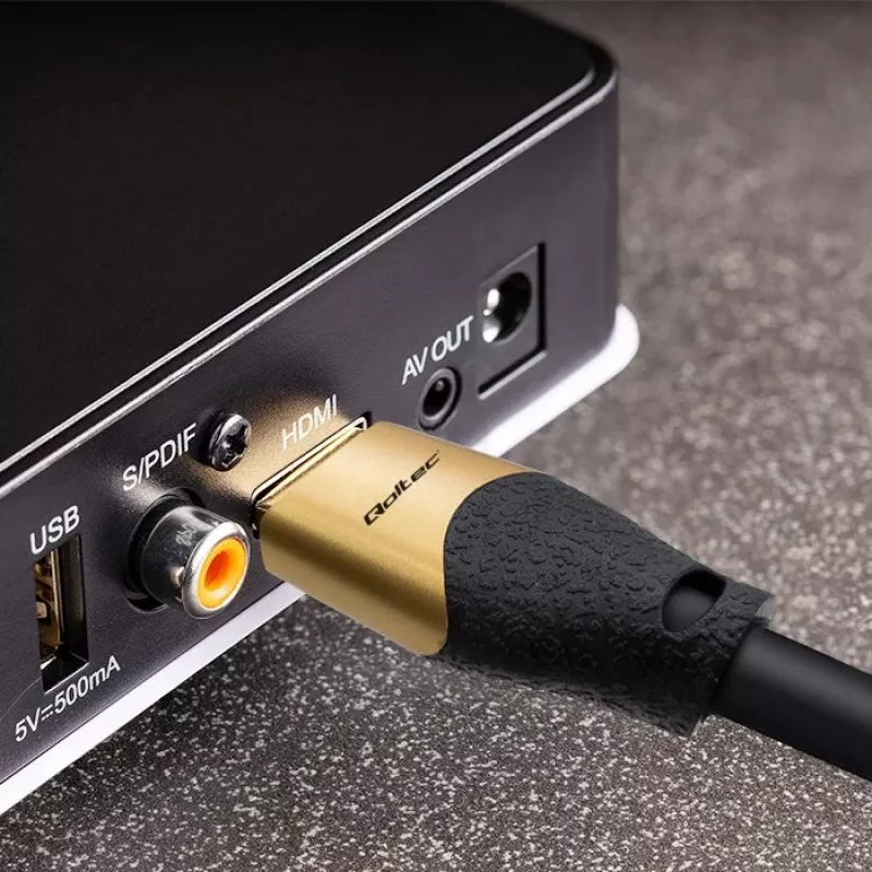 Qoltec 50357 HDMI-kaabel 5 m HDMI Type A (Standard) Must