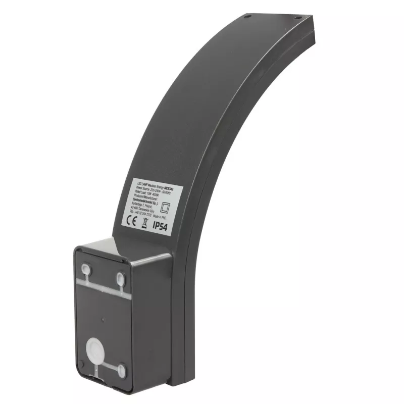 Välisseina LED-lamp MACLEAN MCE343 GR — 10W, fassaadivalgustus, hall