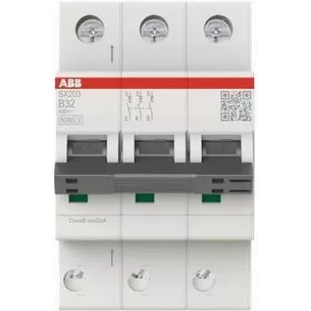 ABB kaitselüliti SX203-B32 Flexline B-karakteristikuga 6kA 32A 3P (2CDS253003R0325)