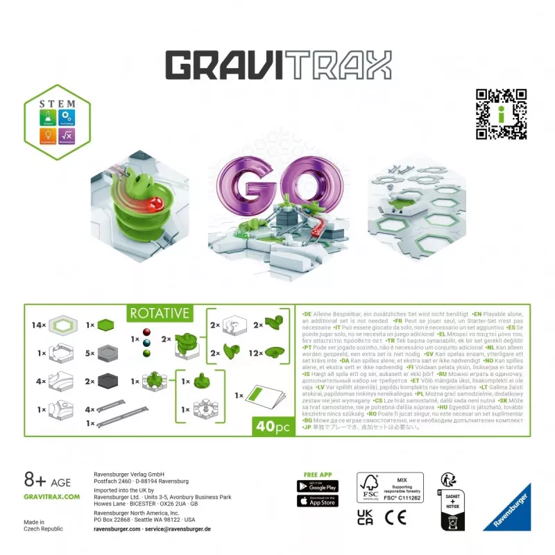 GraviTrax GO Rotative Ravensburger Mitmevärviline 23703