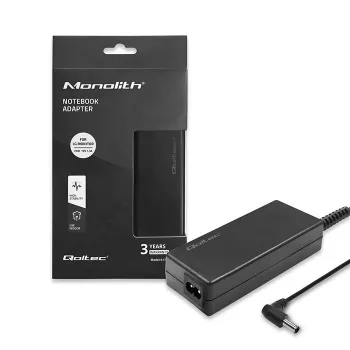 Qoltec 51774 Toiteadapter LG monitorile 25W | 1,3A | 19V | 6,5 * 4,4 + toitekaabel