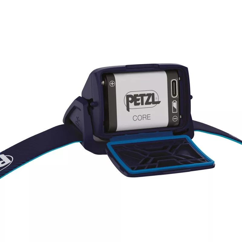 Peavõruga taskulamp Petzl Actik Core Blue LED 100 lm USB taaslaetav