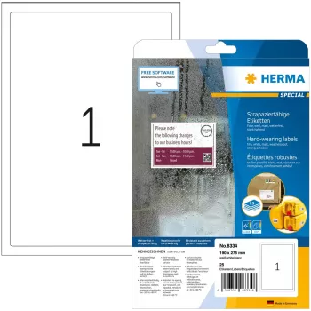 Isekleepuv printerisilt HERMA Signs A4 190x275 mm