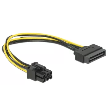 Delock 82924 SATA 15-kontaktine 6-kontaktilisele PCI Expressi toitekaablile