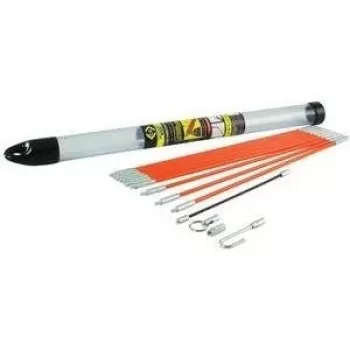 Kaablitõmbamisvarraste komplekt c.k tools T5411 — 10 varrast, varda pikkus 3,3 m