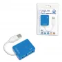 LogiLink USB 2.0 4-pordiline jaotur - sinine - Windows 98SE/ME/200/XP/Vista/2003/7 (UA0136)