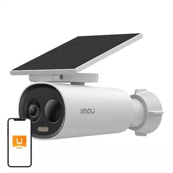 IP-valvekaamera IMOU Cell 3C All-in-one — 3 MP (2304×1296), 2,8 mm, Wi‑Fi, PIR, IP66, 5000 mAh aku, 121° vaatenurk