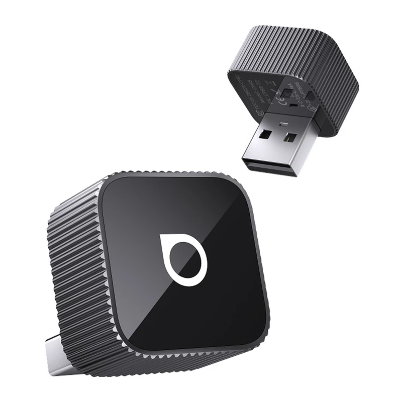 Juhtmevaba CarPlay ja Androidi adapter Ottocast CP88-T2 Mini — kompaktne ühenda-ja-kasuta CarPlay/Android Auto vastuvõtja