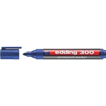Permanent Marker Edding 300 Red 10 pcs