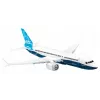 Ehituskomplekt Cobi Boeing 737-8 — 340 osa, soovitatav vanus 7+, sinine ja valge