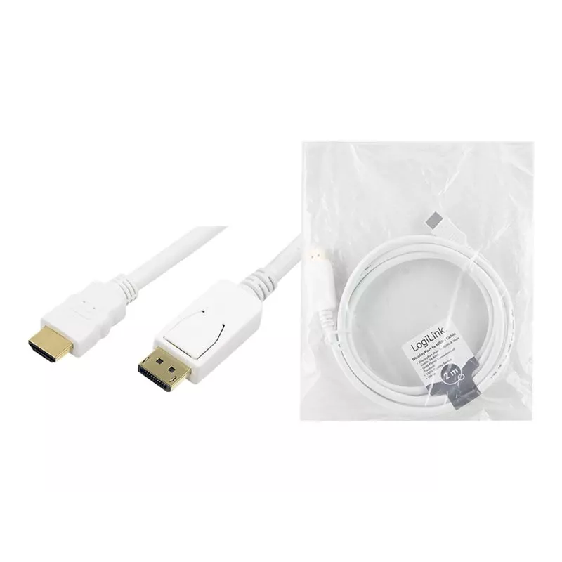 HDMI-DP-kaabel LogiLink CV0055 2m