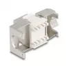 Keystone-moodul DELOCK 90723 — lame RJ-45 pesa, hõbe/valge, 16×28,5×22,6 mm
