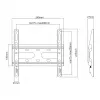 Kinnitusklamber SBOX PLB-2522F-2 koormustele 23–43/45 kg, plaat 200×200 mm