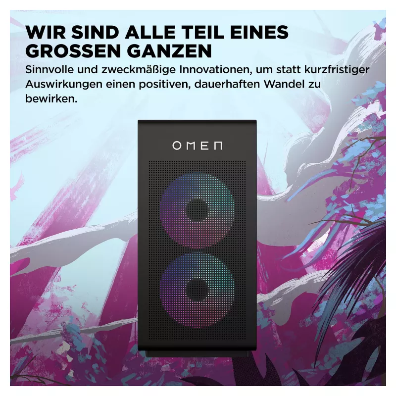 HP OMEN 35L GT16-1471ng mänguarvuti – Ryzen 7 9800X3D, 32 GB RAM, 2 TB SSD, RTX 5080, Win 11 (CH8X4EA#ABD)