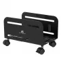 Rattaplatvorm MACLEAN MC-851 — rattaplatvorm, must, 119×260×128 mm, max koormus 10 kg