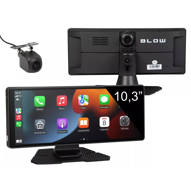 Multimeediajaam BLOW Wireless CarPlay5.0 mudel 78-430# — sõidukisisene juhtmevaba Apple CarPlay multimeediaseade