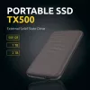 Intenso TX500 - SSD - 2TB - extern (tragbar) - USB 3,2 Gen 2x1 (USB-C Steckverbinder) - braun (3827470)