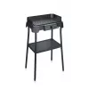 Tabletop electric grill SEVERIN PG 8596, 2000 W, rectangular grid, Must, rotary control