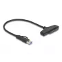 DeLOCK USB SATA-le muundur 6 Gb/s USB USB-C Type-A 0,3 m