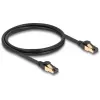 Võrgukaabel DeLOCK RJ45 Cat.6A isane-isane S/FTP 1m Must