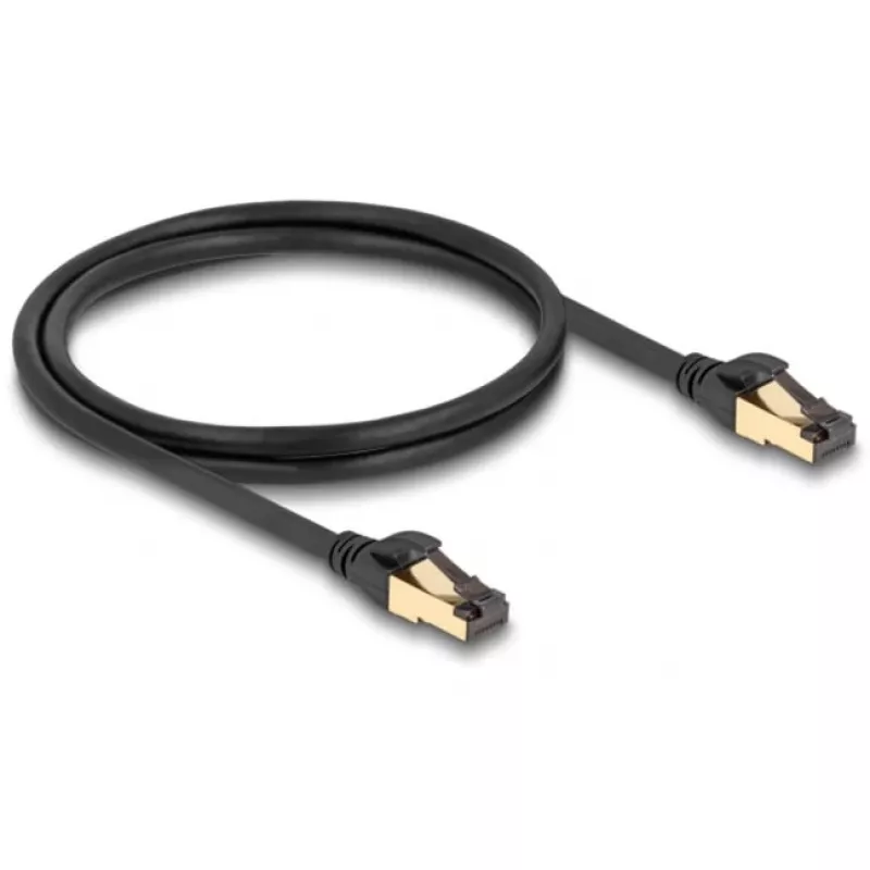 Võrgukaabel DeLOCK RJ45 Cat.6A isane-isane S/FTP 1m Must
