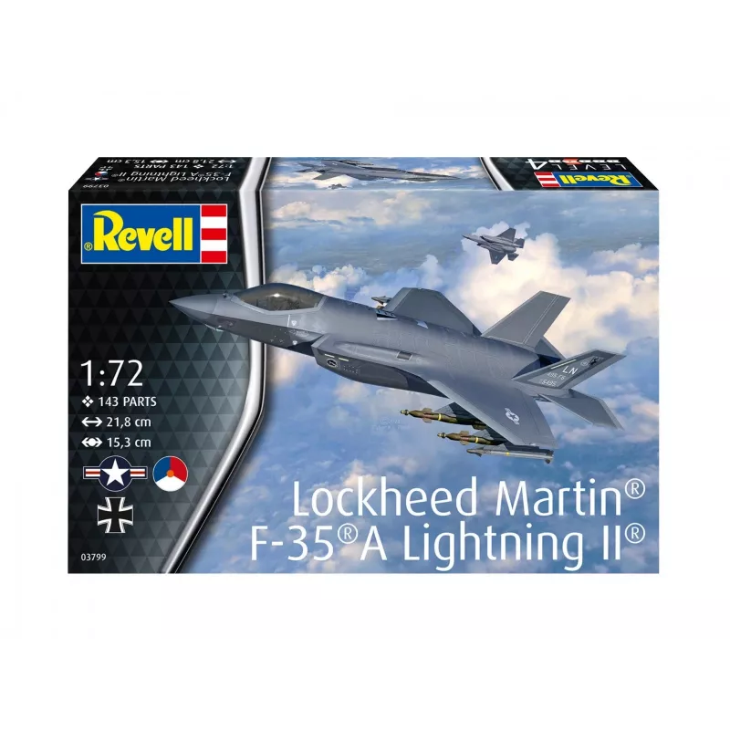 Plastikmudel Lockheed Martin F-35A Light 1/72