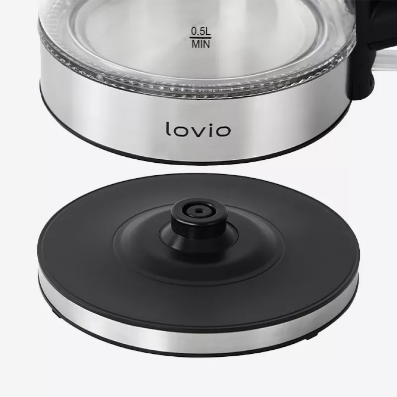Elektriline veekeetja Lovio 1.7L 2200W Klaas