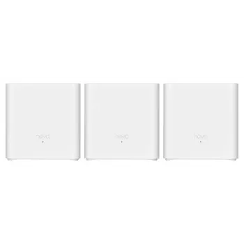 Võrk-Wi-Fi süsteem TENDA EX3-3, 3-pakend, kahesageduslik 2,4/5 GHz, Wi-Fi 6, kuni 1201+300 Mbit/s, 2 sisemist antenni, WPA3