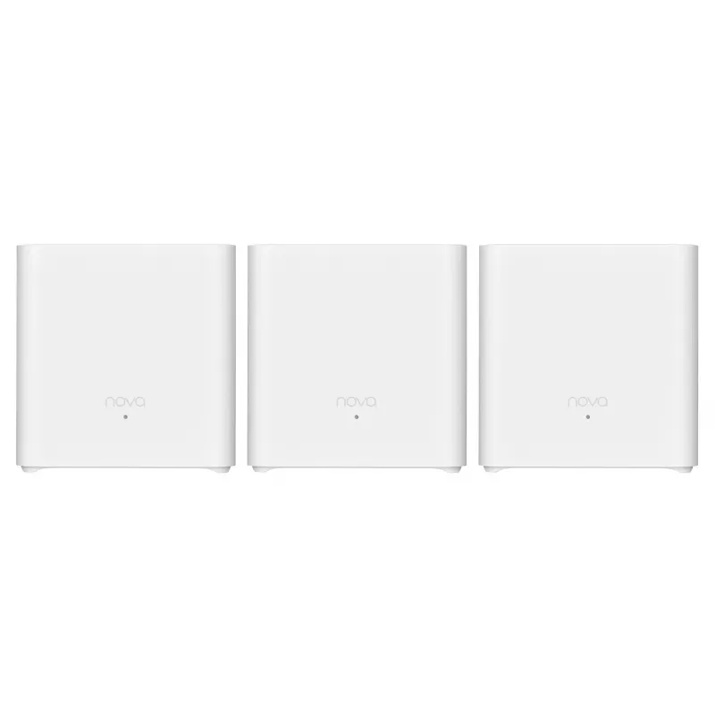 Võrk-Wi-Fi süsteem TENDA EX3-3, 3-pakend, kahesageduslik 2,4/5 GHz, Wi-Fi 6, kuni 1201+300 Mbit/s, 2 sisemist antenni, WPA3