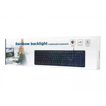 MULTIMEEDIAKLAVIATUUR USB ENG/MUST KB-UML-02 GEMBIRD