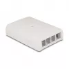 DeLOCK 67053 Keystone pinnale paigaldatav karp, 4-port, valge