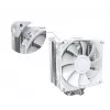 CPU õhkjahuti Montech NX400, 120 mm ventilaatorid, Valge, mõõdud 156×74×120 mm, TDP 270 W