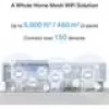 Võrksüsteem TP-LINK Mercusys Halo H25BE (Wi-Fi 7, kaheribaline 2,4/5 GHz, 2880 Mbps) 2 komplekt, 3 sisemist antenni, valge
