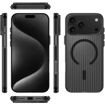 4smarts Design Case Aero iPhone 17 Pro Max jaoks, must (541642)