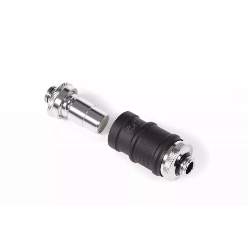 Veebloki adapter Aquatuning GmbH 13876 Messing Nikkel Plast Must Kroom