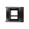 Extralink Rack-kapp 9U 600x600 AZH Must seinakinnitus, pöörduv tüüp