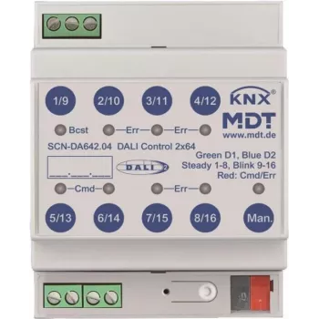 MDT SCN-DA642.04 DALI Control 2x64 lüüs, 4TE, REG (SCN-DA642.04)