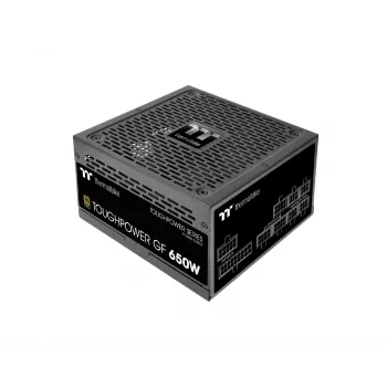 Toiteplokk THERMALTAKE Toughpower ATX 650W Gold, 80 PLUS Gold, 650 W, ATX, 90 mm ventilaator, 20+4 pin, 1x PCIe (6+2), 3x SATA, 2x Molex