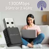 Juhtmeta USB-adapter QOLTEC 56988 kahesagedusriba 1300Mbps USB 3.0
