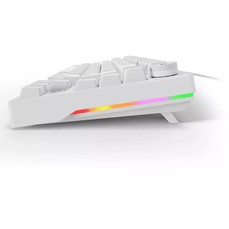 Sharkoon SGK25 75% QWERTZ USB juhtmega RGB LED klaviatuur, valge