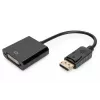 Assmann DisplayPort adapterkaabel. DP - DVI (24+5) M/F. 0,15 m lukustusega. DP 1.1 ühilduv. UL. must, varjestuseta. 32AWG (AK-340409-001-S)
