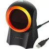 Juhtmega lauaarvuti vöötkoodiskanner QOLTEC 50857 — 1D/2D, USB, ABS-korpus, must, 1,75 m kaabel