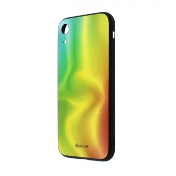 Tellur Cover Glass print ekraanikaitseklaas iPhone XR-ile — dekoratiivse trükiga karastatud klaas
