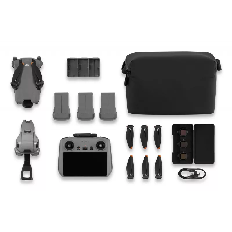 DJI MINI 5 PRO Fly More Combo (RC2) kerge 249 g droon 50 MP sensoriga, lidar, 3 akut, ekraaniga kaugjuhtimispult