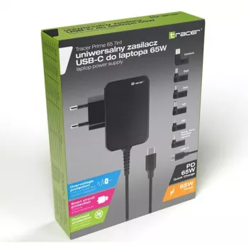 toiteadapter sülearvutile Prime 65W universaalne 7w1