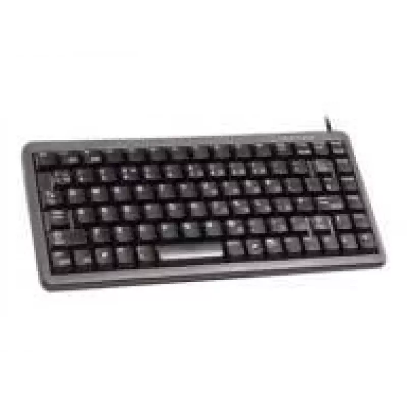 CHERRY Compact G84-4100LCADE-2, Combo (USB + PS/2), DE klaviatuur kontorisse USB + PS/2 QWERTY must