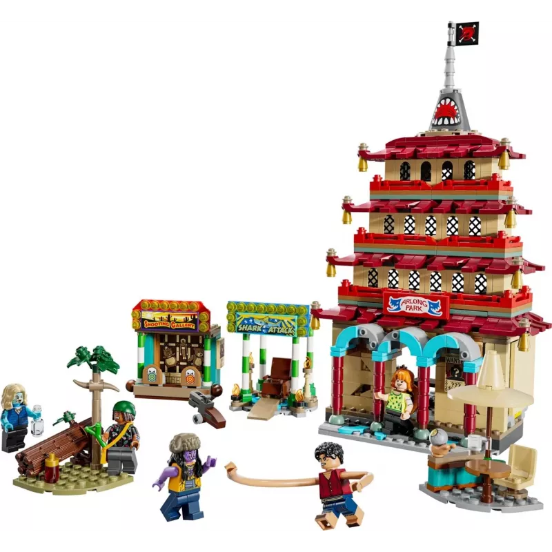 LEGO set One Piece Arlong Park 75638 — 926 tk, 5 minifiguuri, soovitatav vanus 9+, detailne stseen